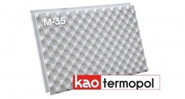 Маты для теплого водяного пола Термопол КАО М-35