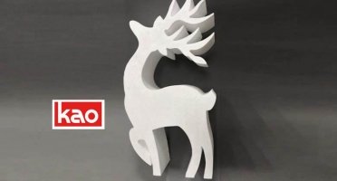 Купить новогодний декор из пенопласта - фигура олень